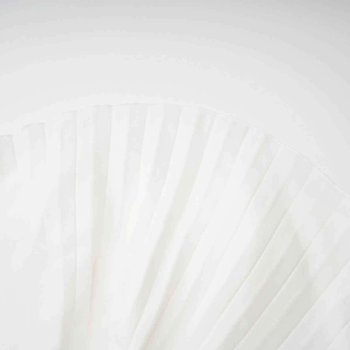 Carlotta White Shell Pleated Maxi Dress