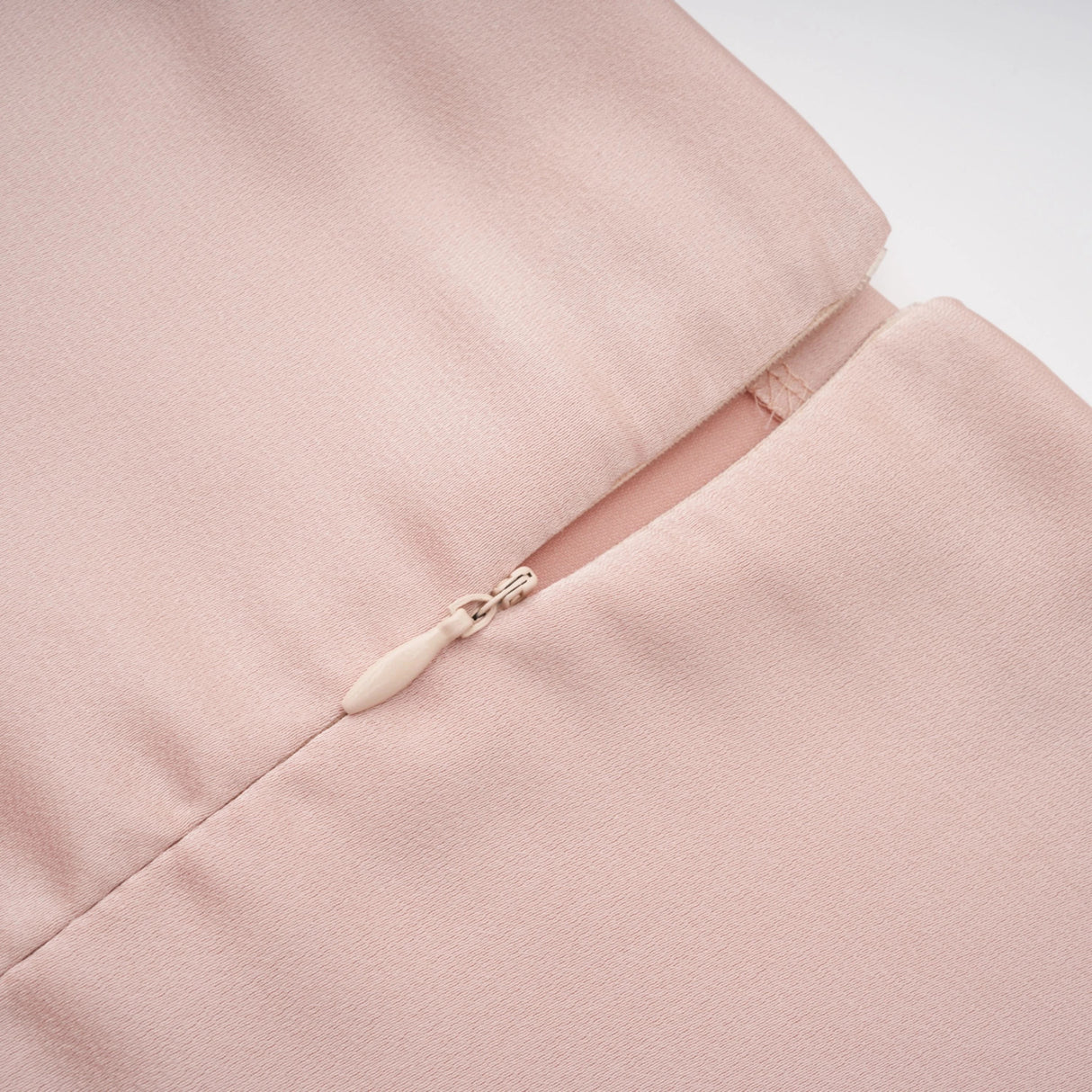 Everleigh Champagne Satin Top Skirt Set With Cape Detail