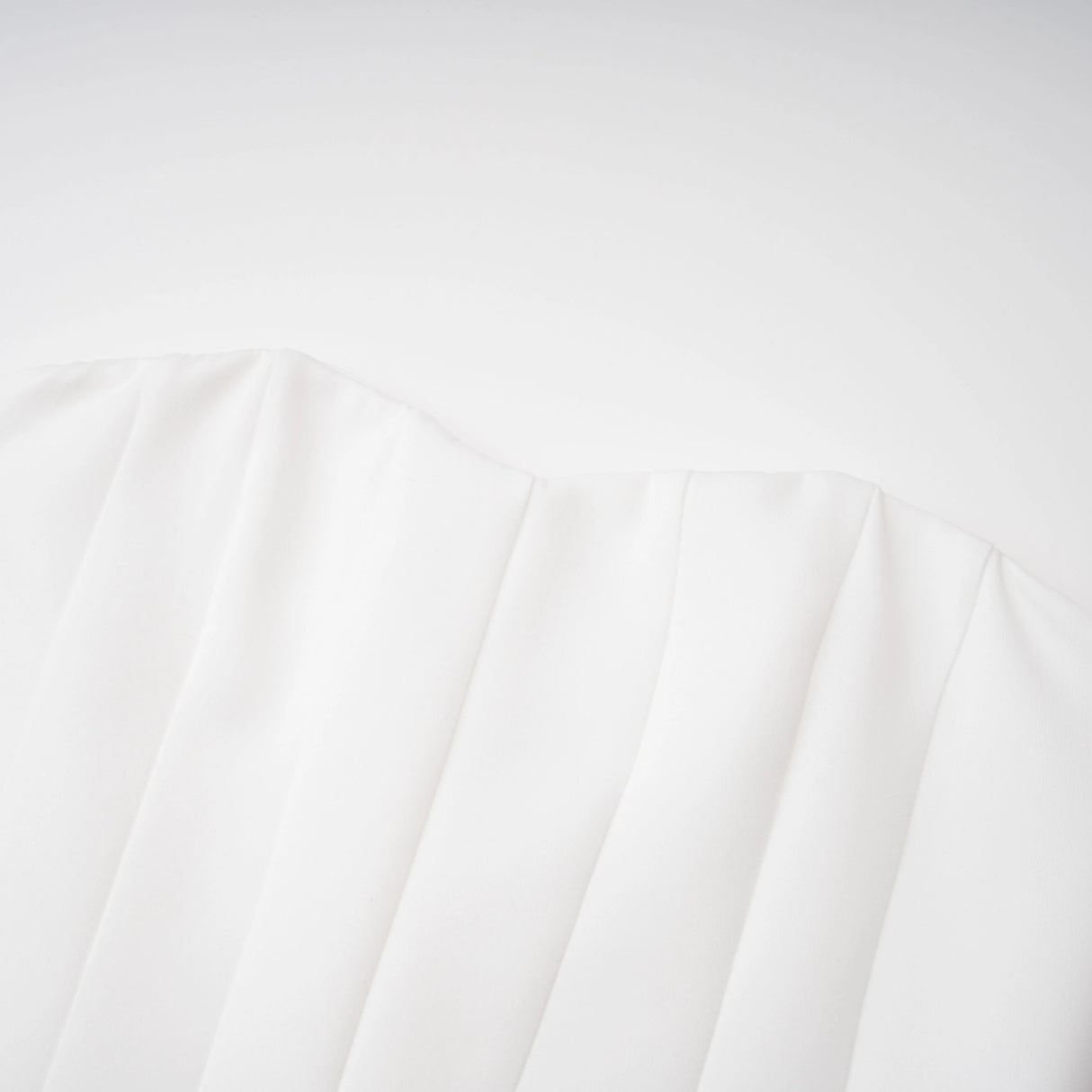 Felice White Structured Cape Corset Dress Set
