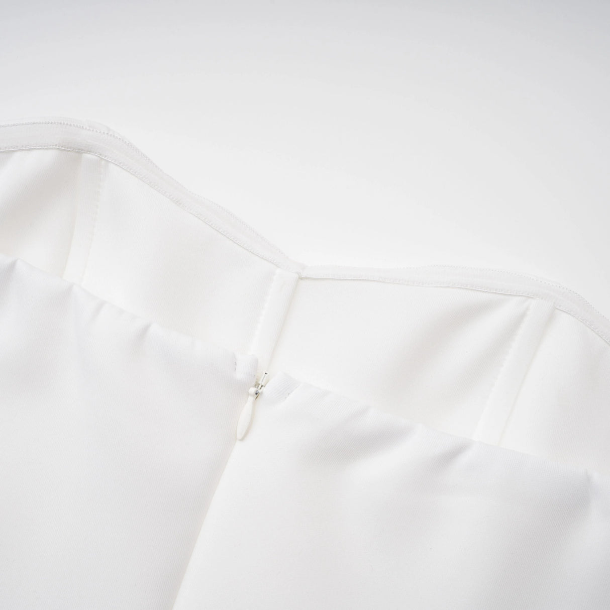 Felice White Structured Cape Corset Dress Set