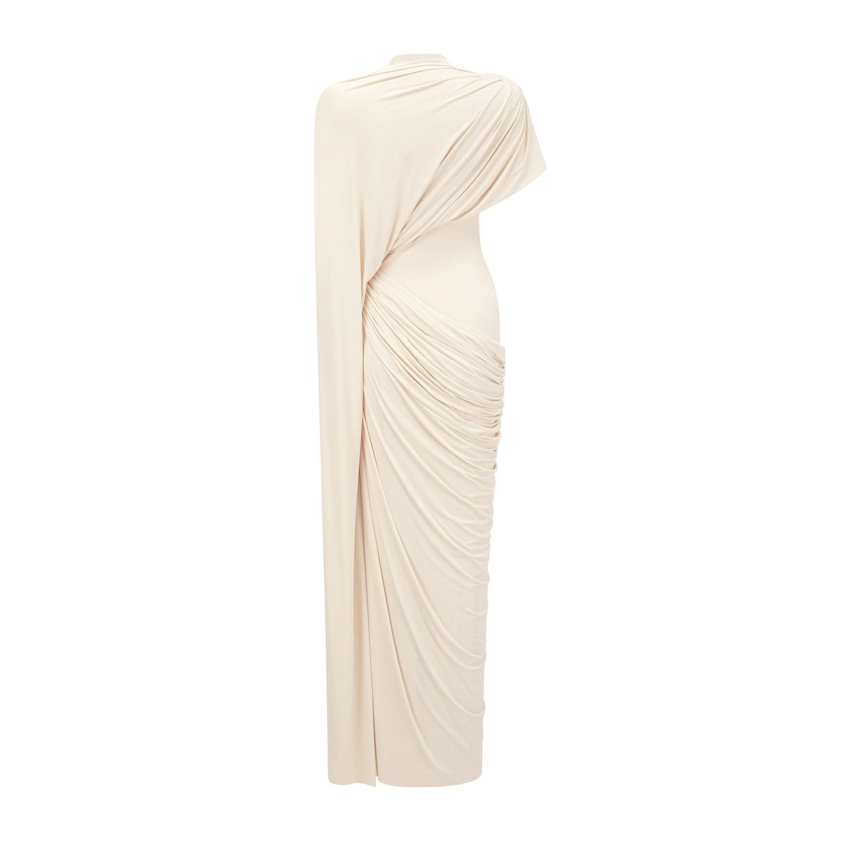 Fenella Asymmetrical Draped Cape Dress Matching Set