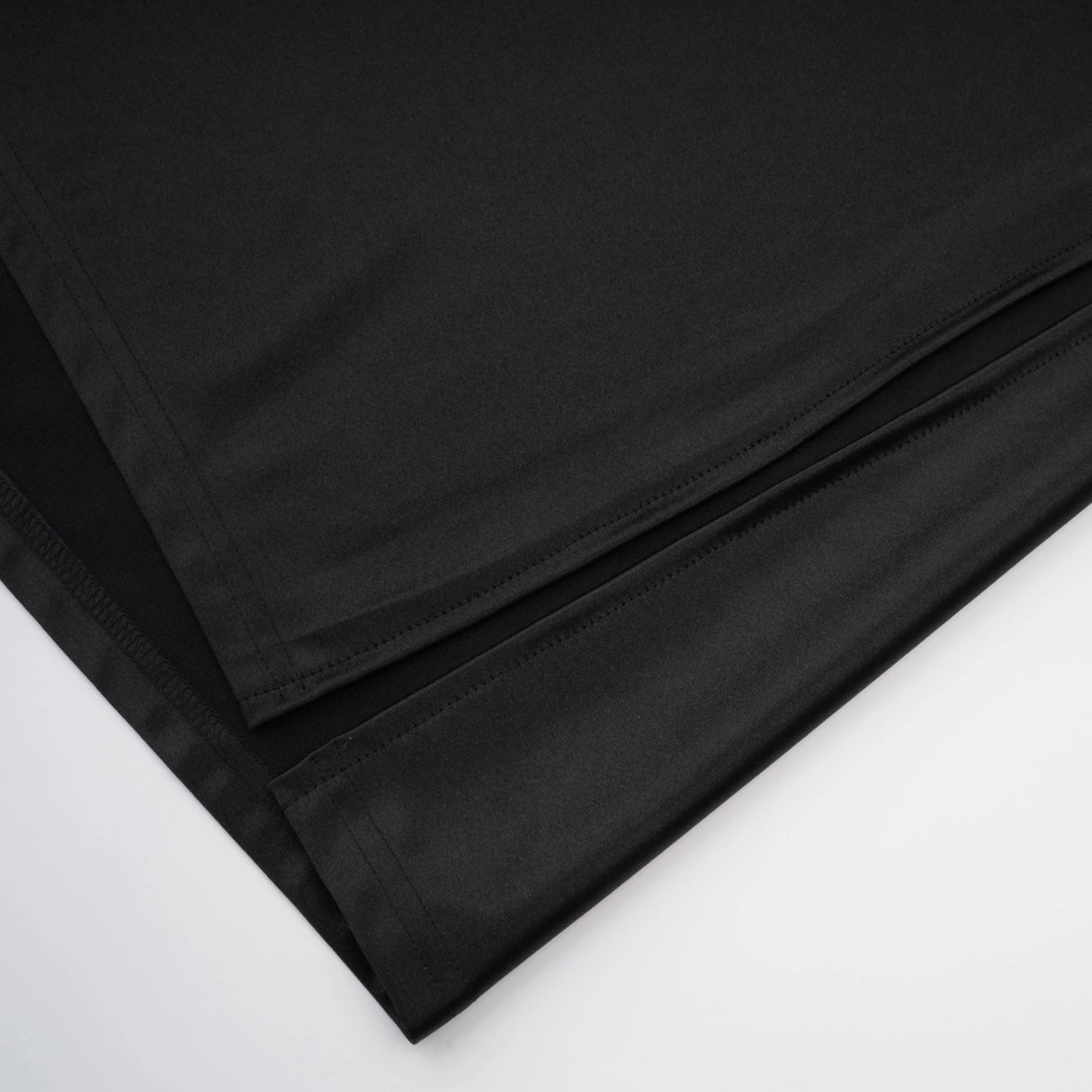 Ginevra black halterneck fauxpearl satin maxi dress