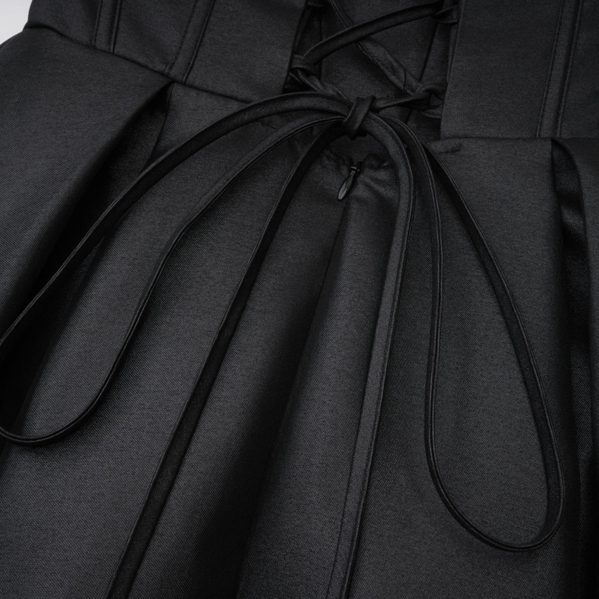 Ivana Black Corset Bodice Maxi Gown