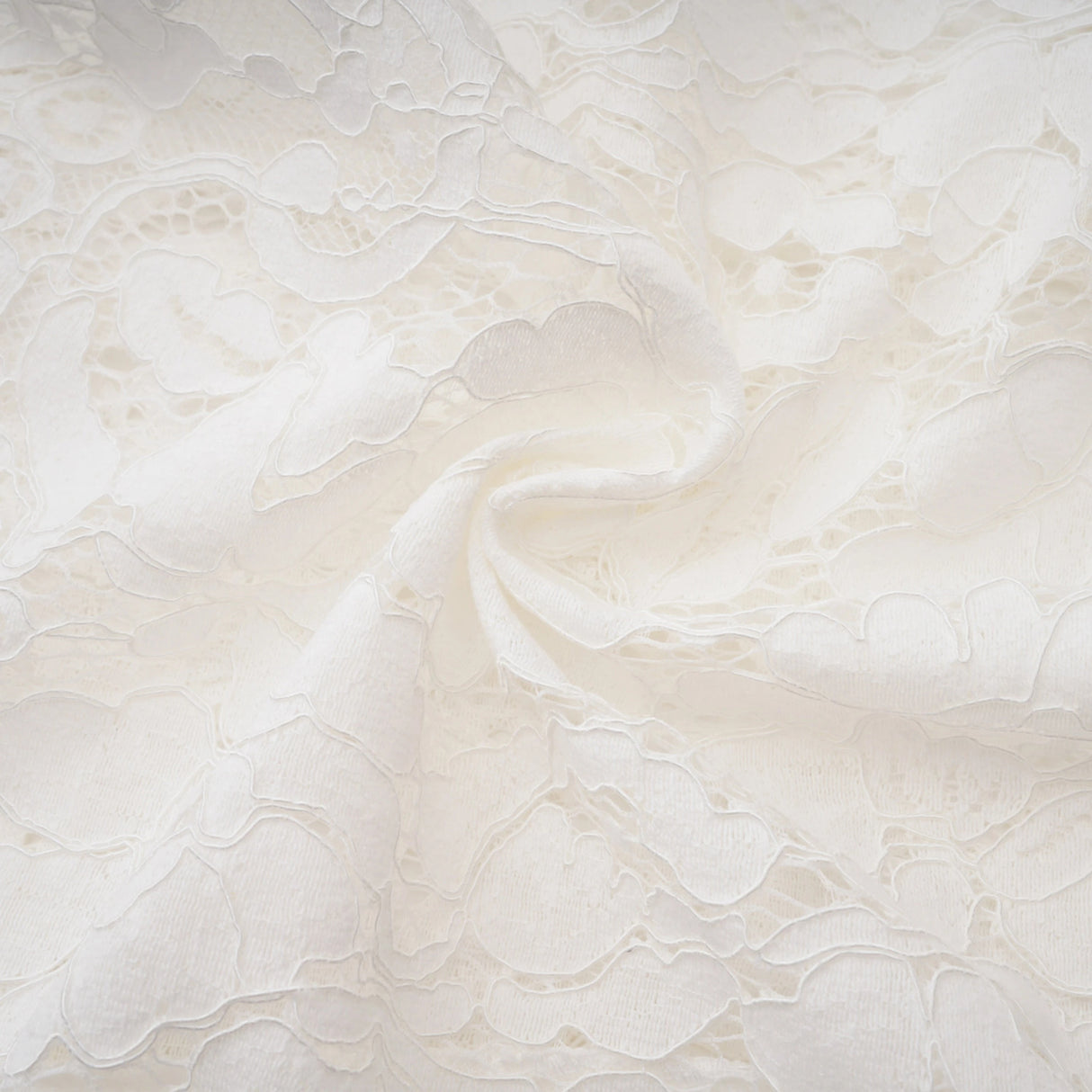 Maggie Ivory High Neck Floral Lace Maxi Dress