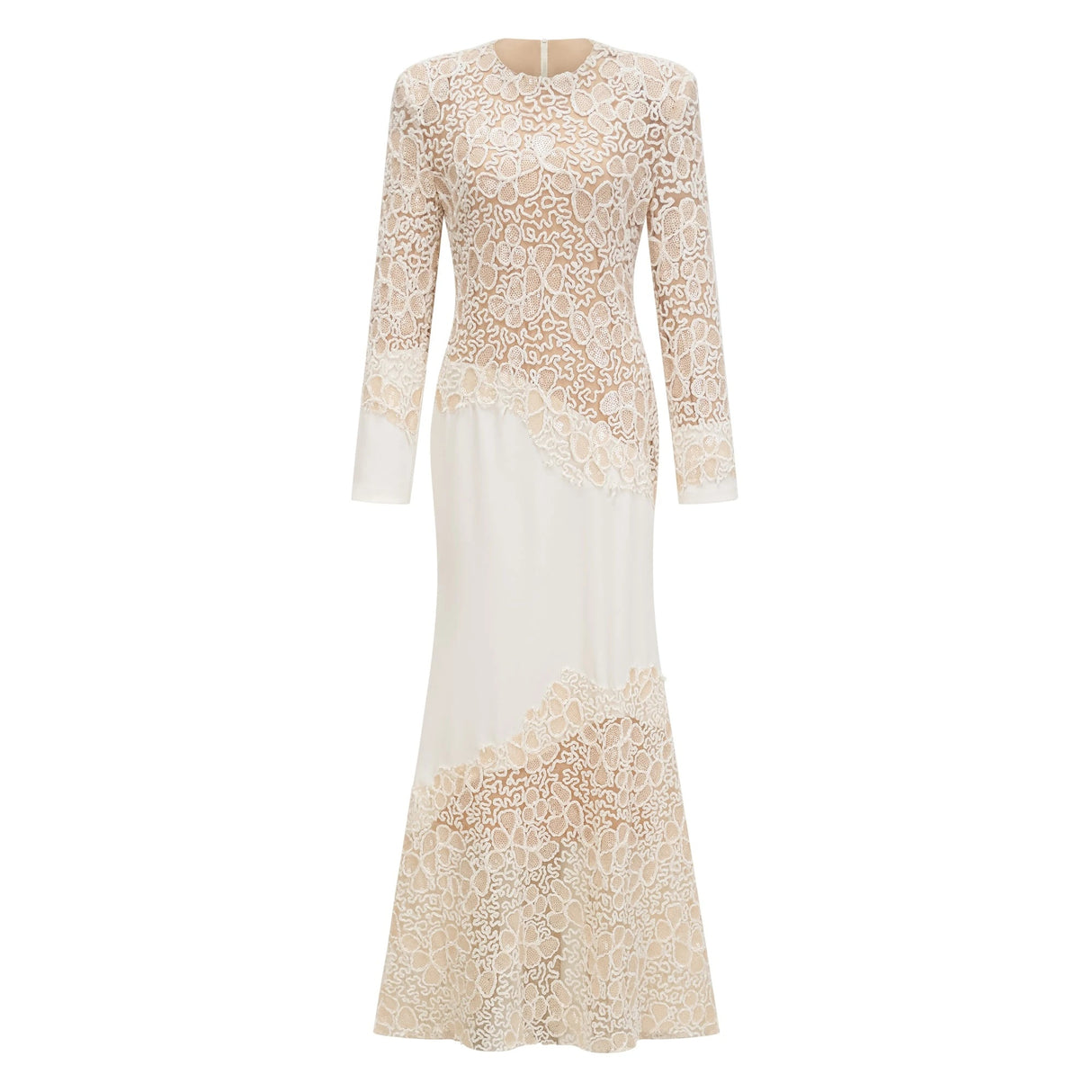 Mathilde White Embroidered Maxi Dress