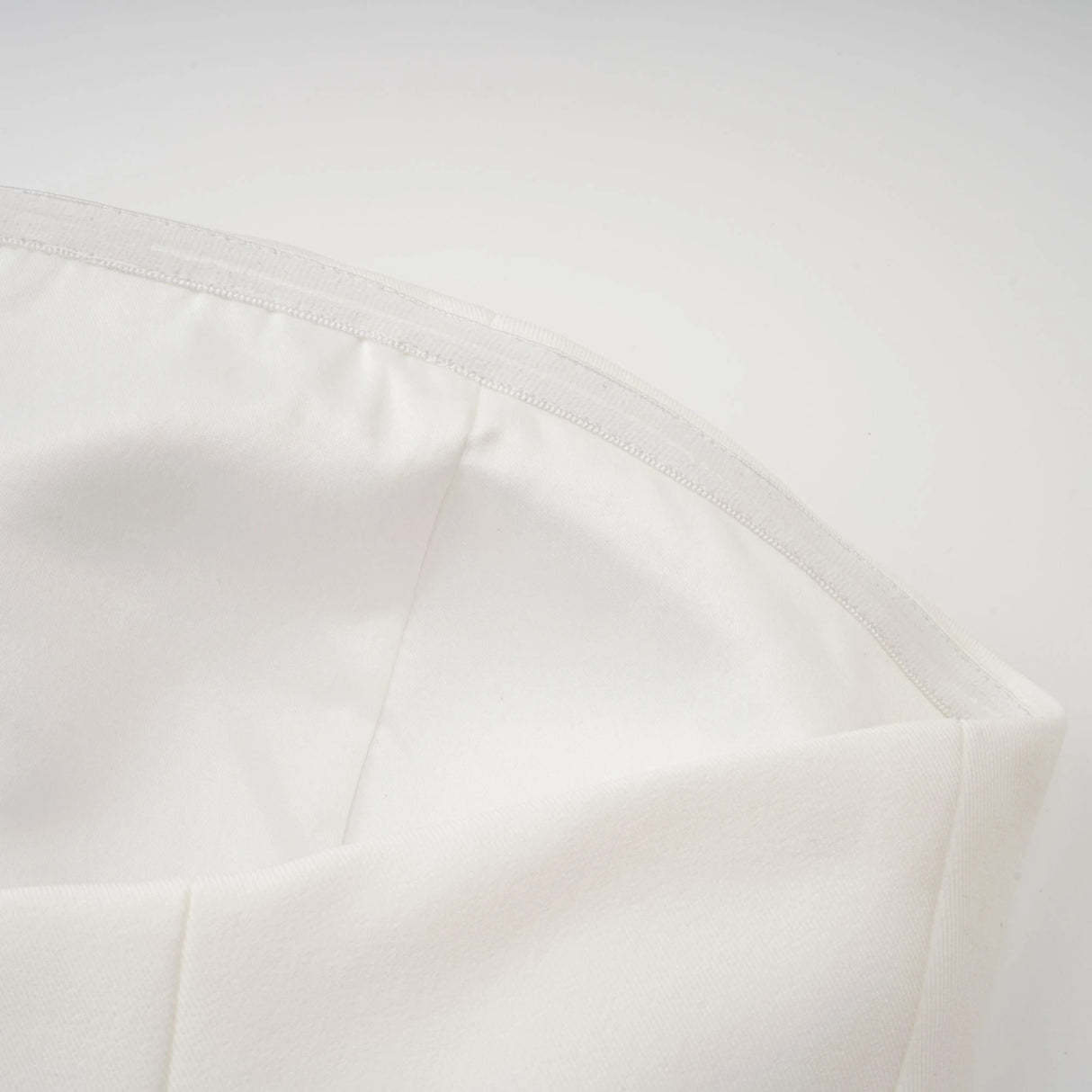 Mélanie White Corset Dress Mesh Skirt Set