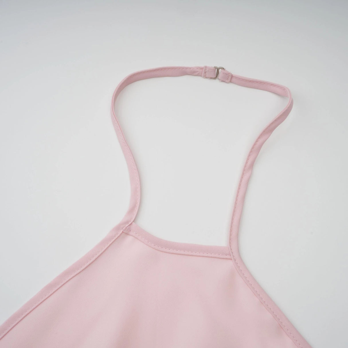Nonchalante Pink Tiered Halterneck Maxi Dress