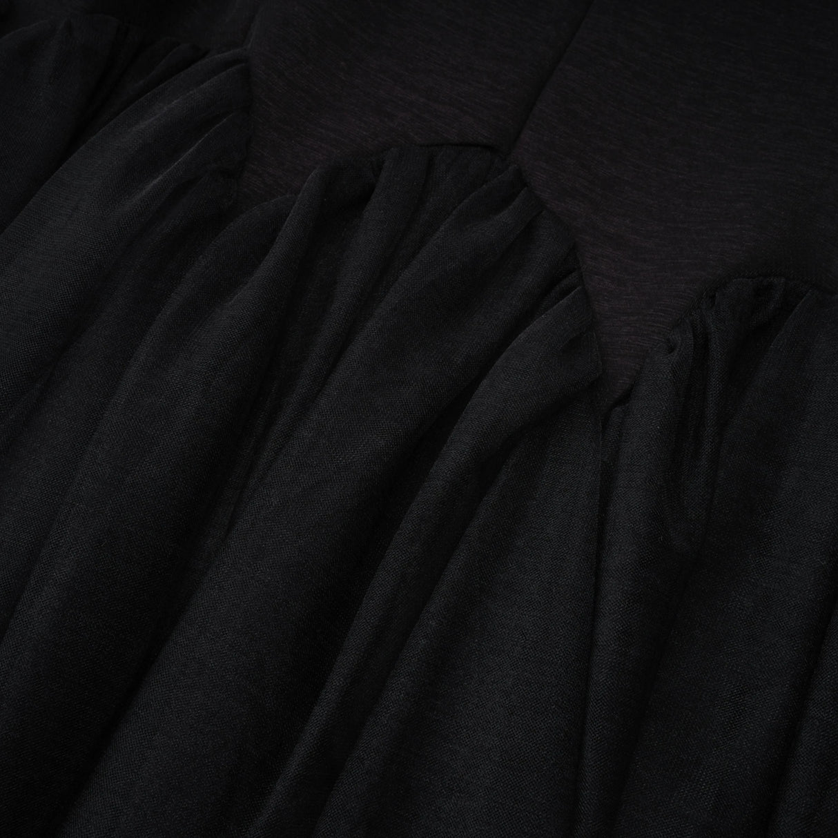 Ofra Black Pearl Pleated Midi Dress