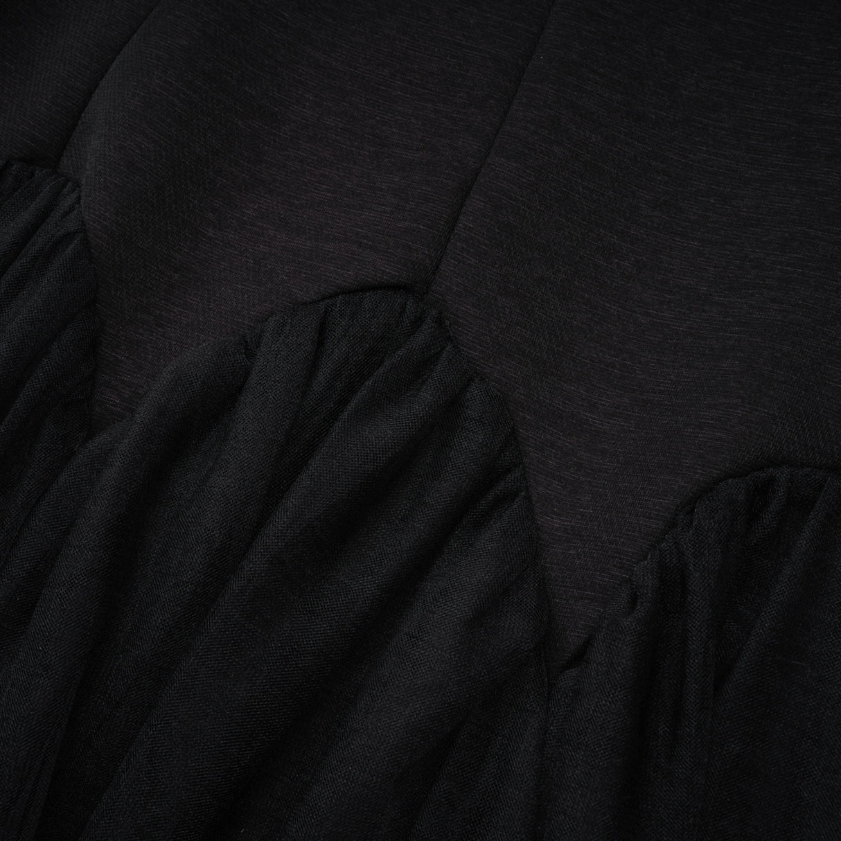 Ofra Black Pearl Pleated Midi Dress