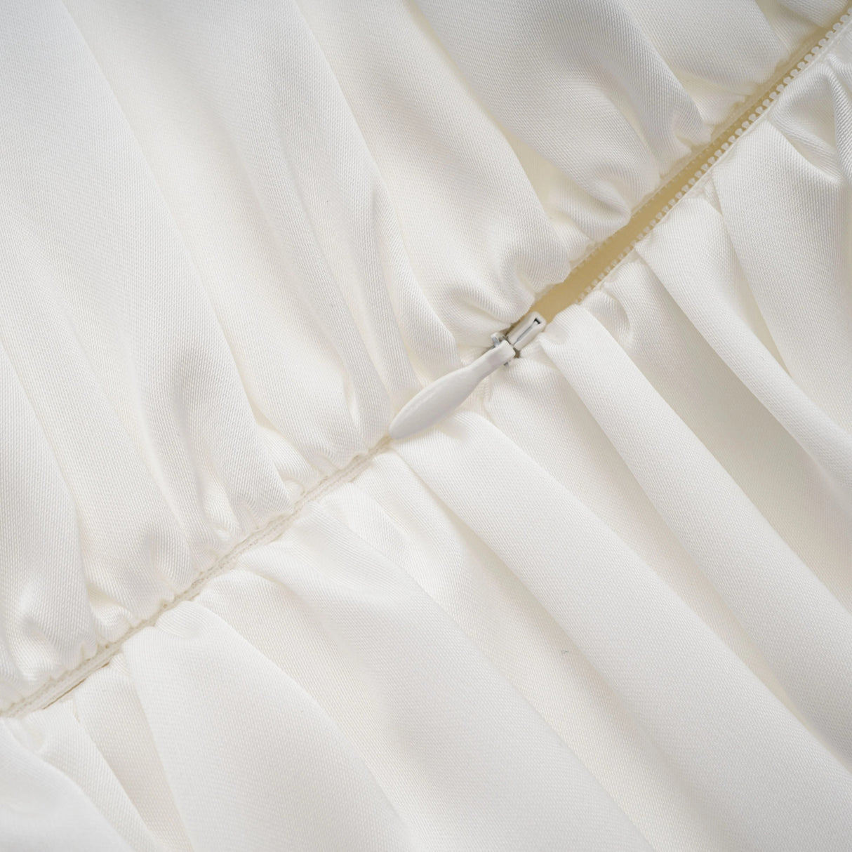 Palesa White Pleated Glossy Maxi Dress Cape Set