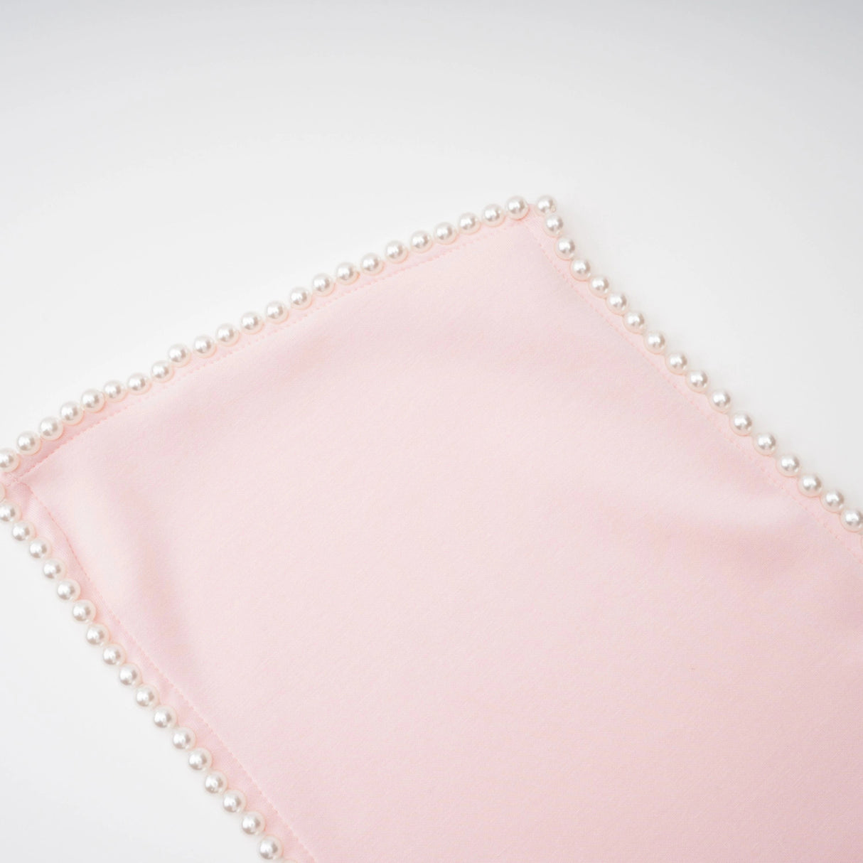 Piroska Pink Sleeveless Pearl Trim Mini Dress