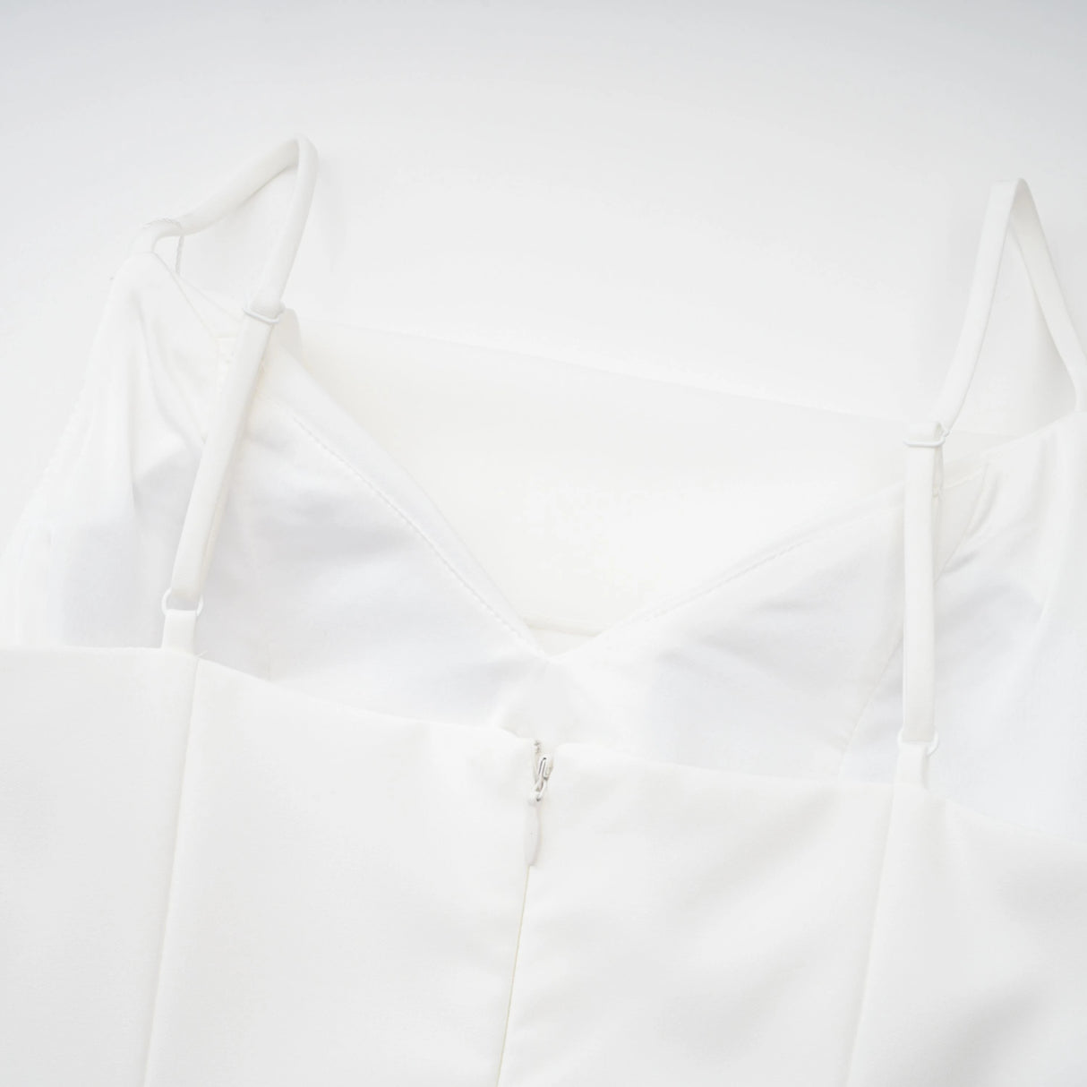 Sarah White Cinched Waist Mini Dress with Cape