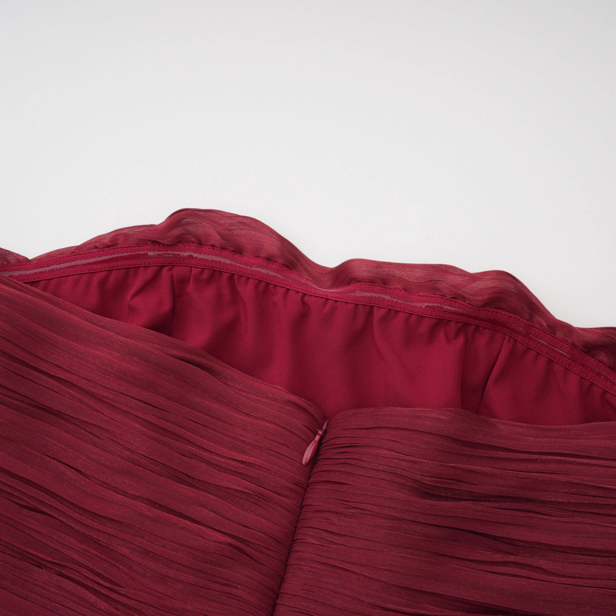 Shifra Burgundy Asymmetrical Cape Maxi Dress