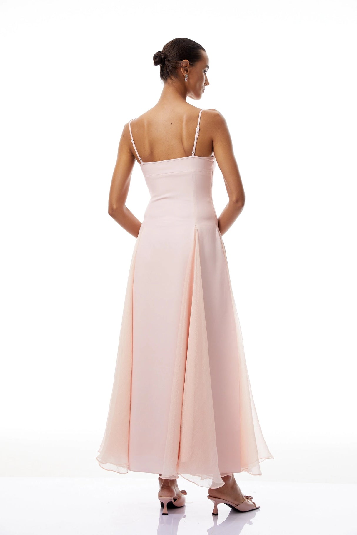 Sofie Pink Pleated Maxi Dress