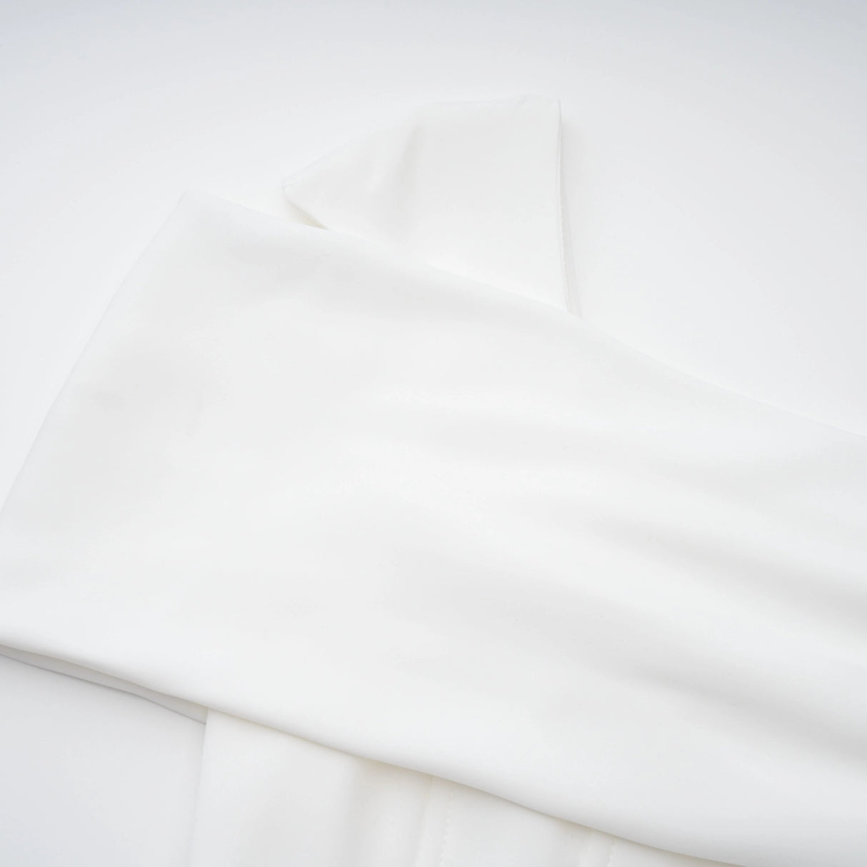 Solara White Draped Midi Dress