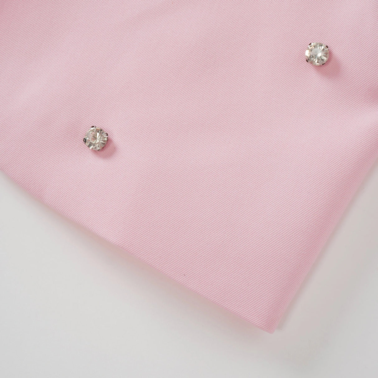 Valéria Pink Crystal Embellished Jacket Dress Set