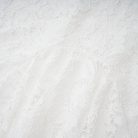 Abbie White Floral Lace Bustier Maxi Dress