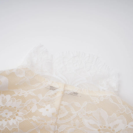 Adèle White Puff Floral Blouse  Mermaid Skirt Set
