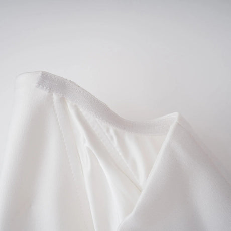 Alba White Barrel Waist Corset Maxi Dress