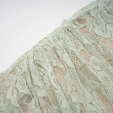 Alexis Sage Green SemiSheer Floral Lace Mini Dress