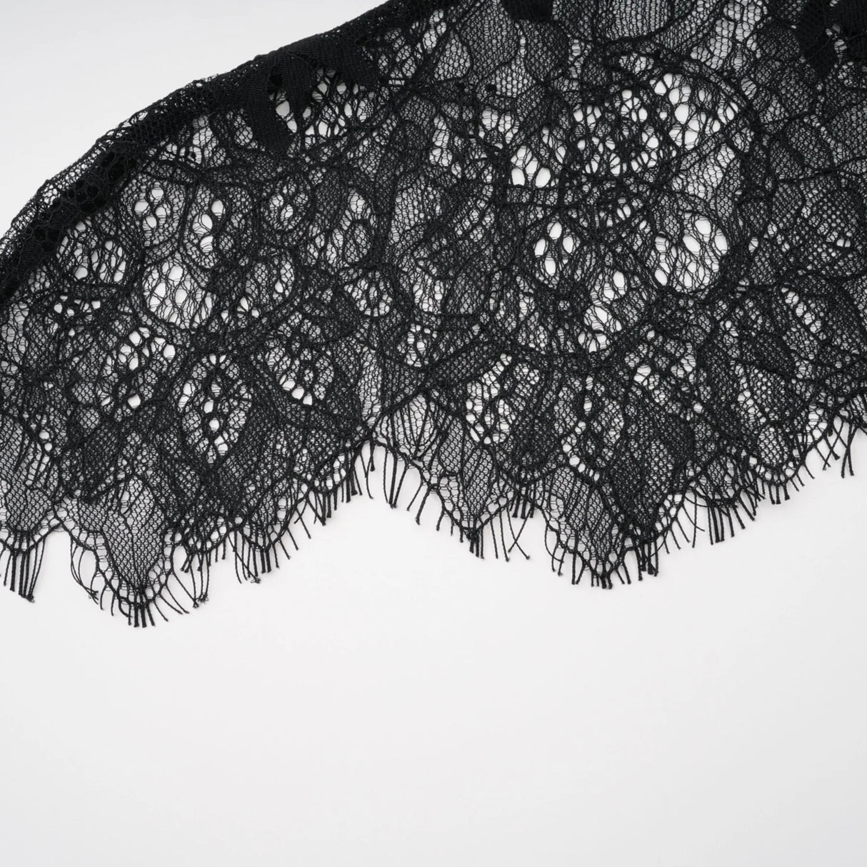 Alvaro Black Lace Shawl  Dress Set