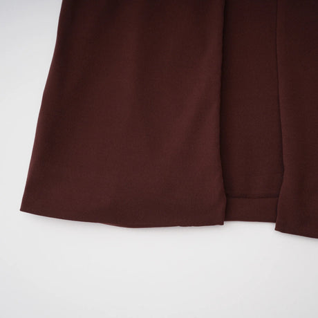 Amore Chocolate Brown One Shoulder Ruched Maxi Dress