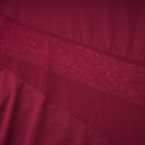 Anastasia Burgundy One Shoulder Gathered Maxi Dress
