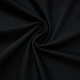 Andrea Black Keyhole Maxi Dress with High Thigh Slit