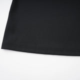 Andrea Black Keyhole Maxi Dress with High Thigh Slit