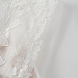 Annabelle Flowerappliqué Tulle Midi Dress