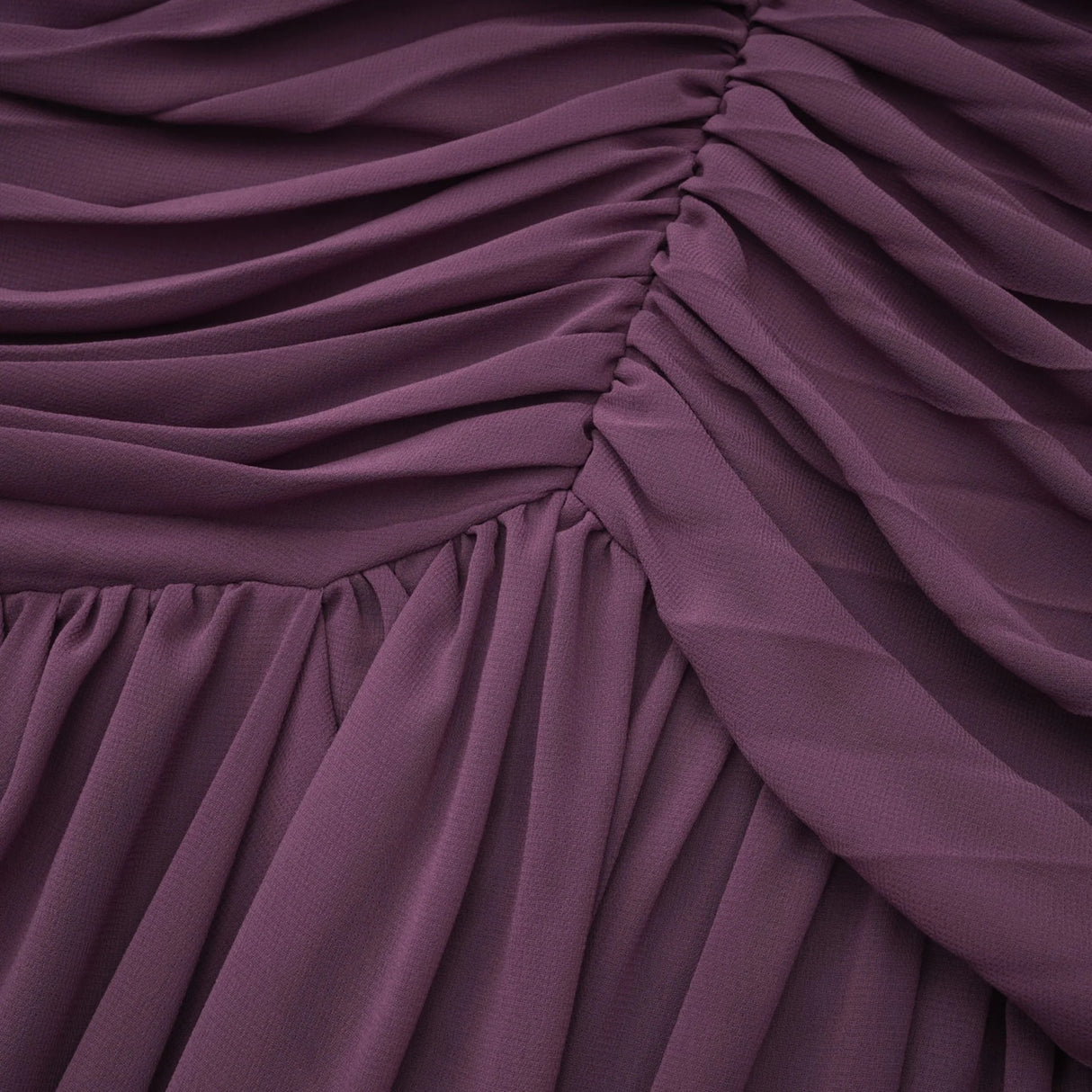 Annabelle Purple Off Shoulder Ruched Maxi Dress with Twist Front
