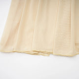 Annabelle Yellow Lantern Sleeve Pleated Maxi Dress