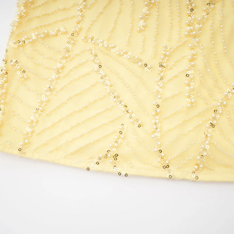 Antonia Yellow Halterneck Bow Maxi Dress