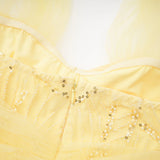 Antonia Yellow Halterneck Bow Maxi Dress