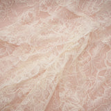 Atousa Cream Layered Floral Lace Maxi Dress with Bow