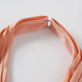 Aurélie Orange Halterneck Mermaid Maxi Dress