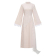 Aurora White Floral Lace Maxi Dress