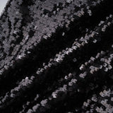 Ava Black Lace Panel Sequined Maxi Dress