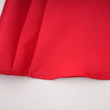Aventin Red Godet Design Midi Dress