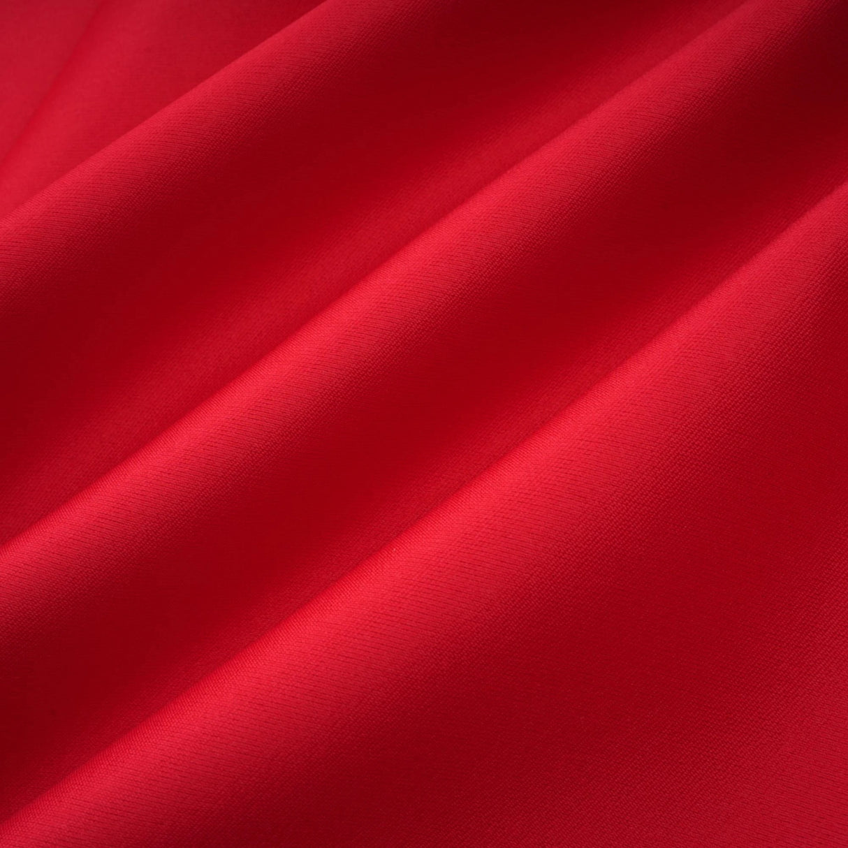 Aventin Red Godet Design Midi Dress