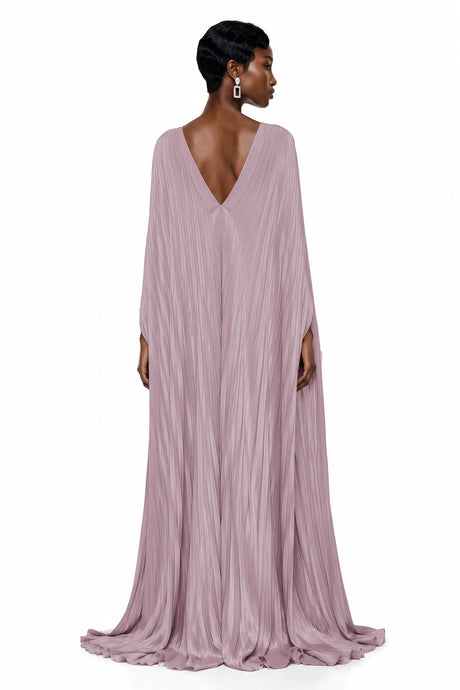 Belinha Soft lilac Ruched Corset Maxi Dress