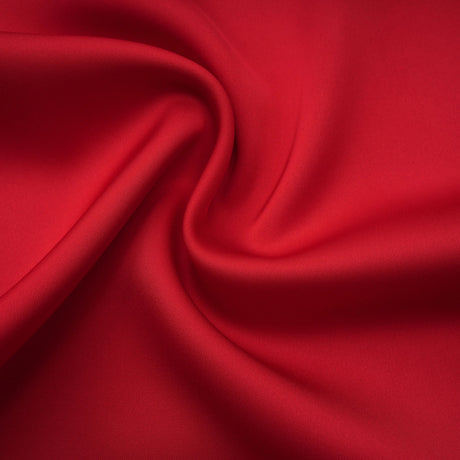 Berit Red Scarf Off Shoulder Ruched Maxi Dress