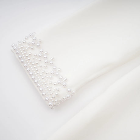 Bernadette White Faux Pearl Mini Dress