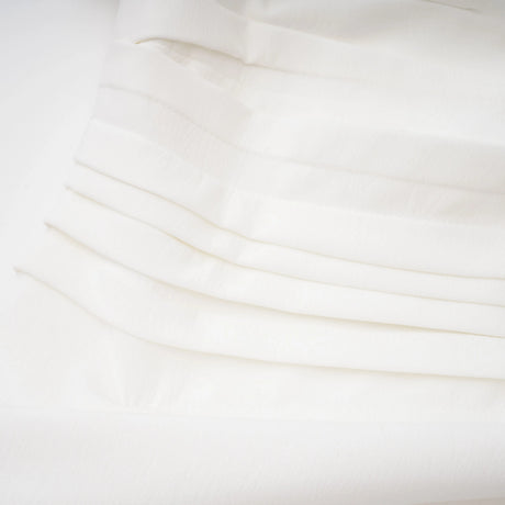 Blossom White One Shoulder Ruched Midi Dress