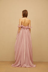Brooklyn Pink Glossy Bubble Hem Mini Dress
