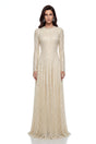 Brynhildr White Embellished Tulle Maxi Dress