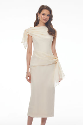 Catalina White Sleeveless Oversized Midi Dress