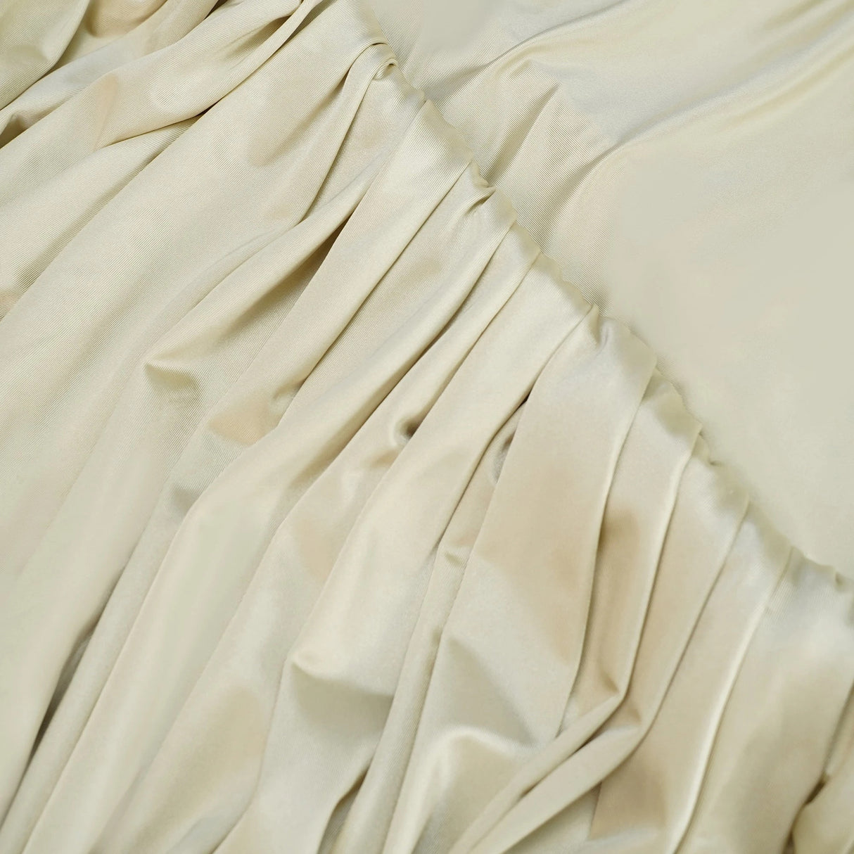 Cecilia Neutral Sea Ammonite Shirred Maxi Dress