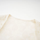 Celina White Lace Corset Maxi Dress