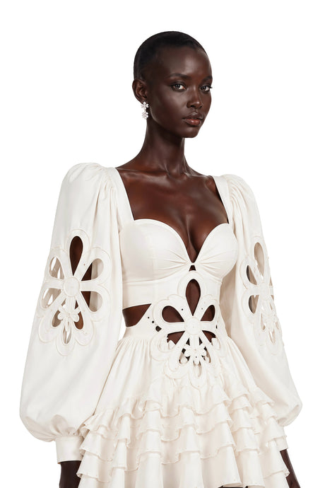 Charles White CutOut Asymmetrical Maxi Dress